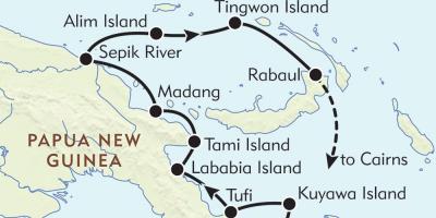 Kartta eteiapuoieiia papua-uusi-guinea
