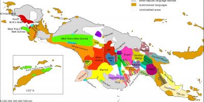 Kartta papua-uusi-guinea kieli