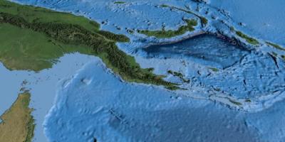 Kartta satelliitti kartta papua-uusi-guinea